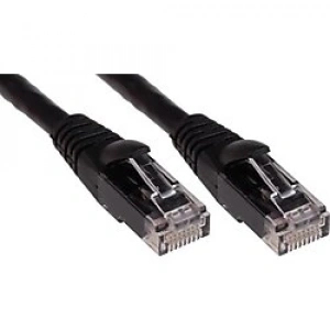 ODS 0.3m CAT6 Utp LSZH Saf Bakır Siyah Patch Kablo (10lu Paket)