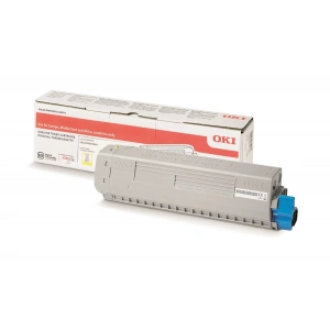 OKI C824/C834/C844 Sarı Orijinal Toner Kartuşu (Yellow Toner - 5K)