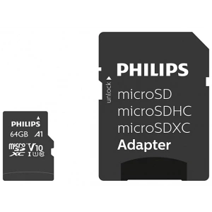 PHILIPS MicroSD 64GB FM64MP45B/00 Class10 Hafıza Kartı