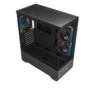 POWERBOOST 750W 80+ BRONZE PB-J9031B 3-ARGB Fanlı Gaming Mid-Tower PC Kasası