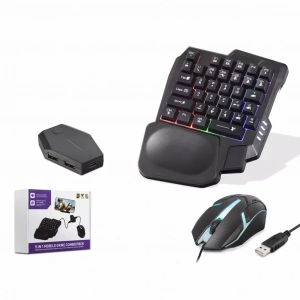 Pubg Mobile Klavye Mouse Konsol Dönüştürücü Siyah Andorid Uyumlu
