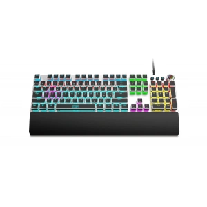 QUADRO Z2000 Kablolu USB RGB Q Trk Gümüş/Siyah Gaming Klavye
