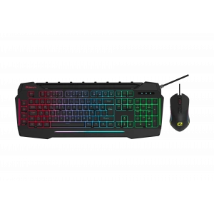 QUANTUM DualStrike Kablolu USB Q Trk RGB Gamıng Klavye -  Mouse Set