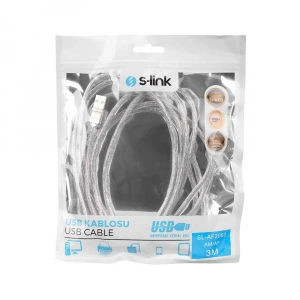 S-LINK 3metre SL-AF2003 USB 2.0 Uzatma Kablosu