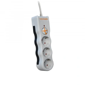 TUNÇMATİK 1.5metre POWERSURGE TSK19009 PLUG-1050 3li Beyaz Priz