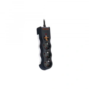 TUNÇMATİK 1.5metre POWERSURGE TSK19010 PLUG-1050 3li Siyah Priz
