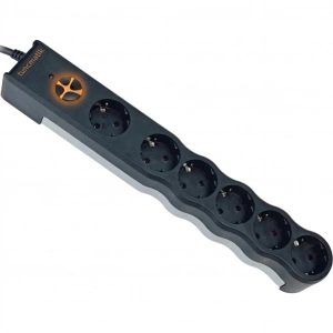 TUNÇMATİK 1.5metre POWERSURGE TSK6136 PLUG-1050 5li Siyah Priz