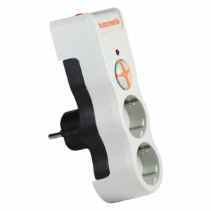 TUNÇMATİK POWERSURGE TSK19021 PLUG-1050 2li Beyaz Priz