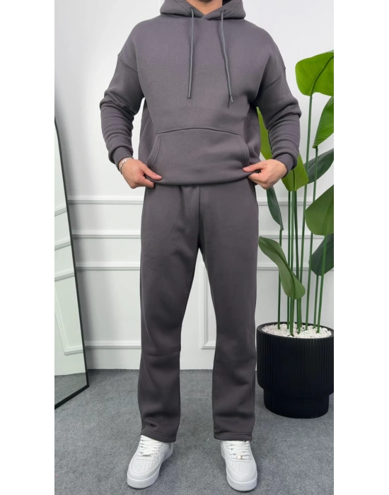 Erkek Füme Baggy Eşofman Altı