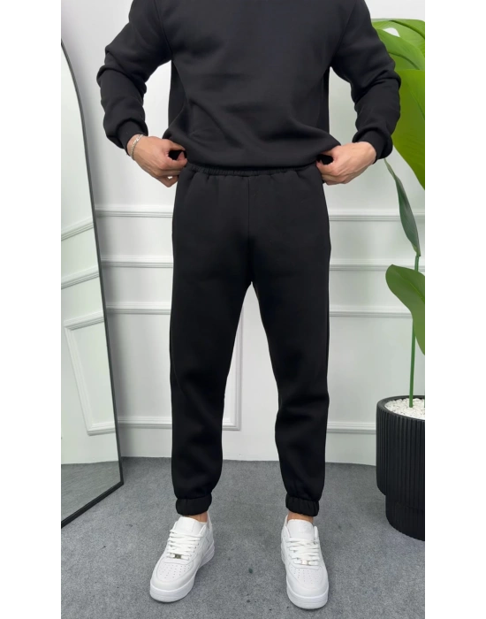 Erkek Siyah Jogger Eşofman Altı