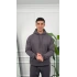 Erkek Füme Kapüşonlu Hoodie Sweatshirt