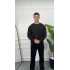 Üç İplik Siyah Sweatshirt Takım