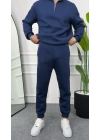 Erkek İndigo Jogger Eşofman Altı
