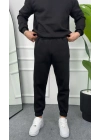 Erkek Siyah Jogger Eşofman Altı