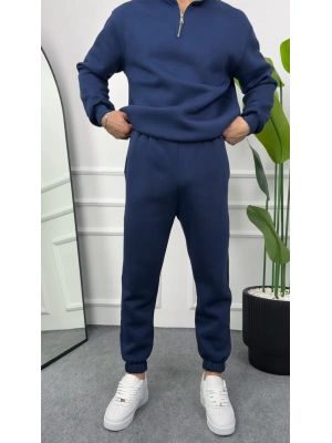 Erkek İndigo Jogger Eşofman Altı