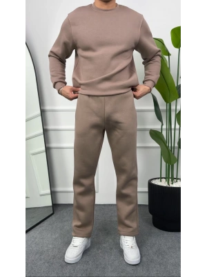 Erkek Vizon Baggy Eşofman Altı