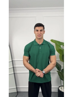 Oversize Benetton Polo Yaka Kollar Dar Kesim T-Shirt