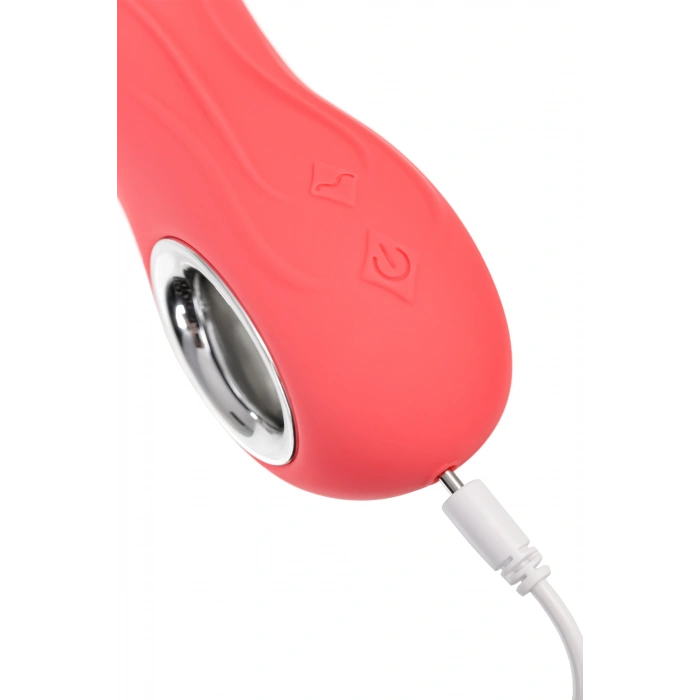 VipMarketim Flovetta YUKARI ve AŞAĞI işlevli stimülatör Flox, silikon, mercan, 21,5 cm