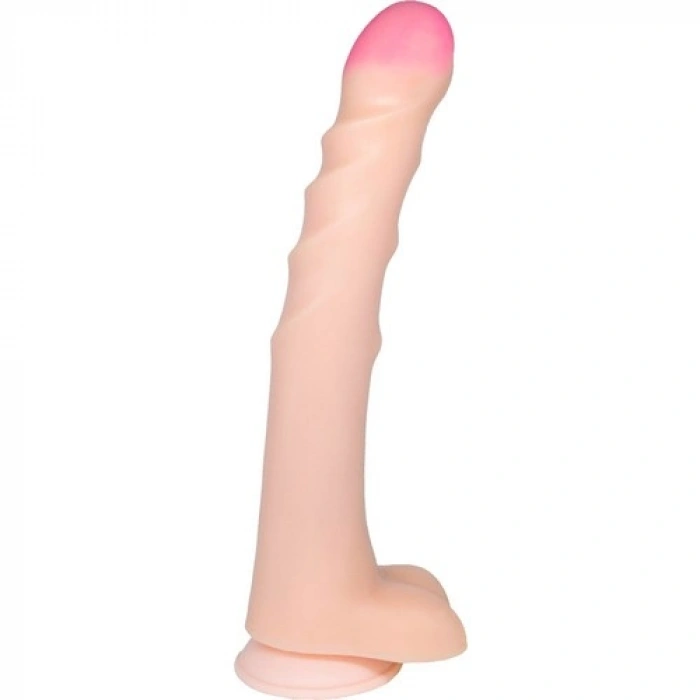 Vipmarketim Lovetoy Supergıant Realistik Dev Dildo, Vantuzlu, Çap 57 Mm, Toplam Uzunluk 380 mm