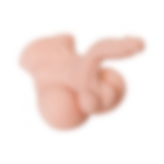 VipMarketim Juicy Pussy Erkeklik organı ile Masturbator Manuel, TPE, Ten, 25 cm