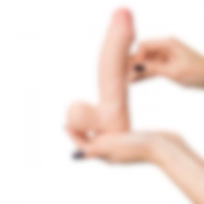 VipMarketim My Babe My Treasure Gerçekçi Yapay Penis, TPE, Çıplak, 18,5 cm