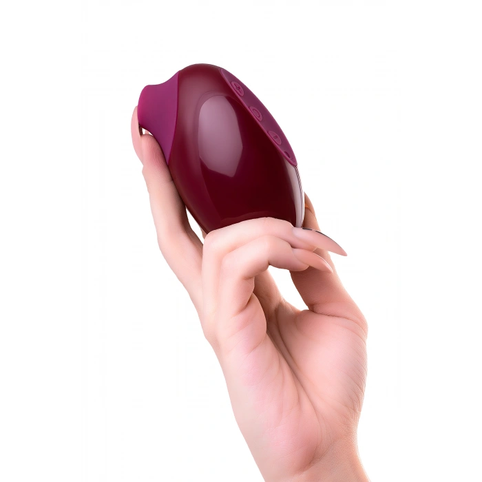 VipMarketim A-Toys Myrty Vakum Mastürbatör, Bordo, 9,8 cm