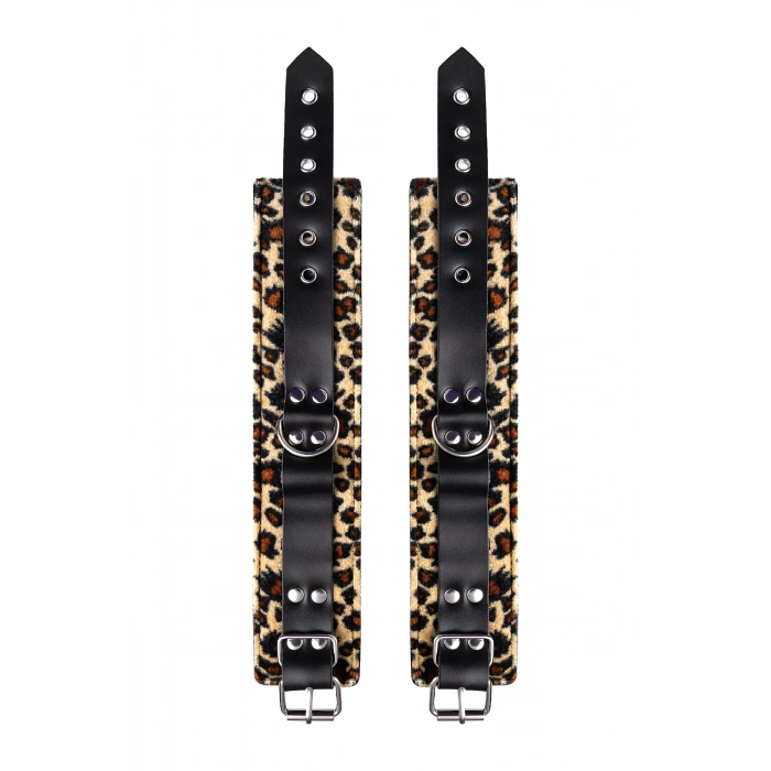 VipMarketim Anonymo BDSM Ayak Kelepçe #0152, PU deri, baskılı, 27 cm