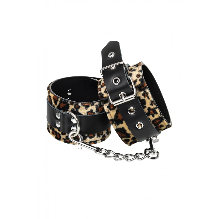 VipMarketim Anonymo BDSM Ayak Kelepçe #0152, PU deri, baskılı, 27 cm