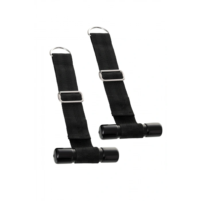 VipMarketim Anonymo BDSM Kapı esaret kelepçe, Polyester, Gümüş, 23 cm