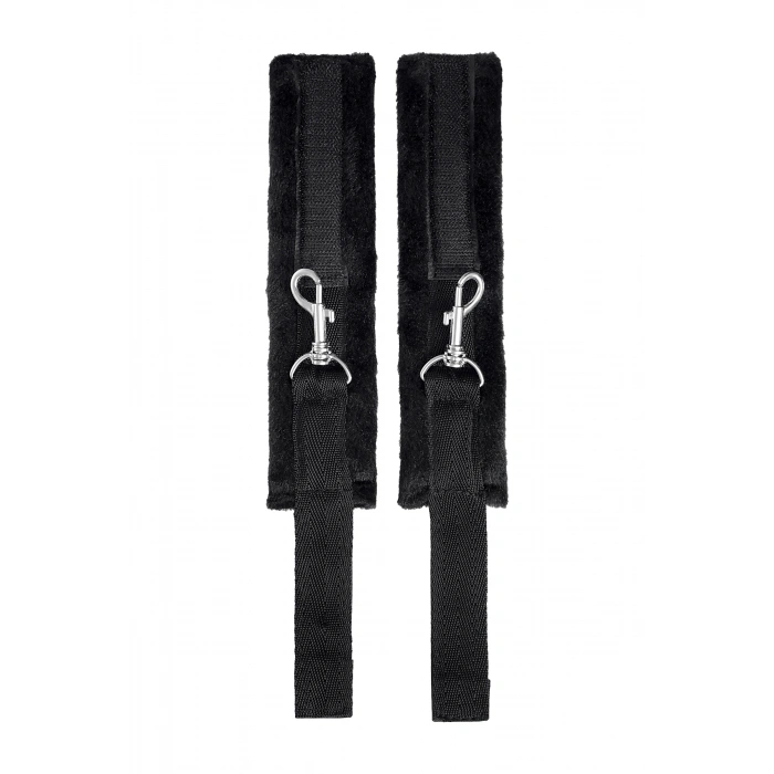 VipMarketim Anonymo BDSM sabitleme kemeri #0701 yastıklı, kadife, siyah, 127 cm