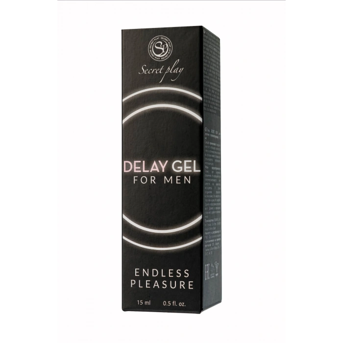 VipMarketim SECRET PLAY Geciktiricil Kayganlaştırıcılı Jel, erkekler için, 15 ml