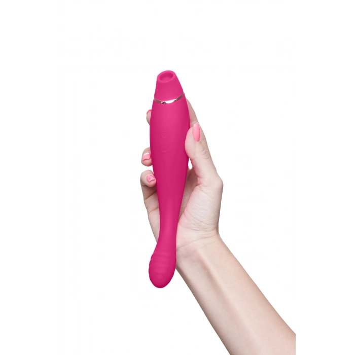 JOS Danvi Vakum Dalgası  Vibratör, Silikon, Pembe, 21,5 cm