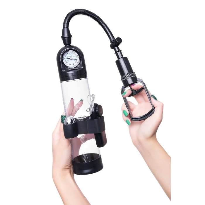 VipMarketim Sexus Men Training Aksel Mekanik Pompa, ABS plastik, Siyah, 70 cm