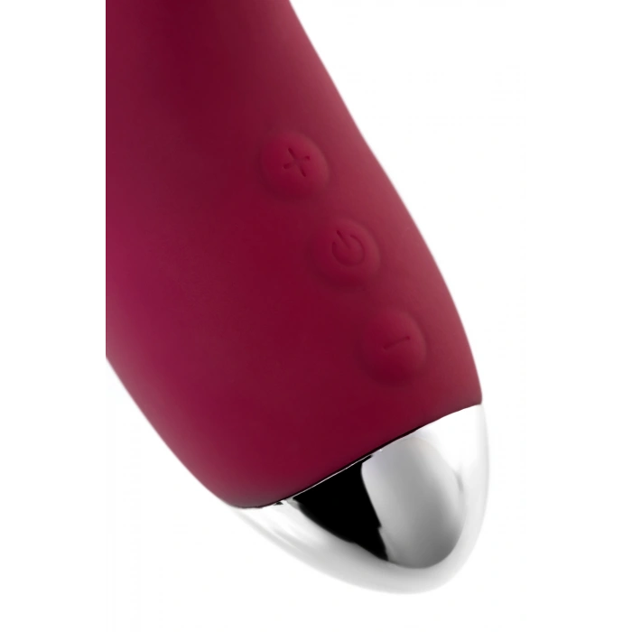 VipMarketim LEROİNA Mion  Vibratör, silikon, bordo, 22 cm