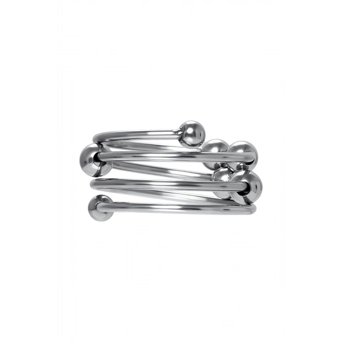 VipMarketim Metal penis Halkası, Metal, gümüş, Ø 4cm