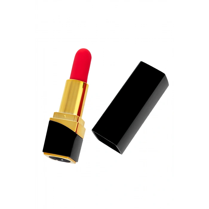 VipMarketim Flovetta PANSİES Ruj Mini Vibratör, ABS plastik, Siyah, 9 cm