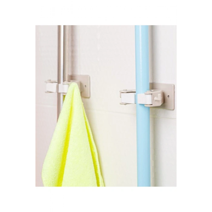 Premium Duvar Tipi Mop & Fırça Askı Aparatı