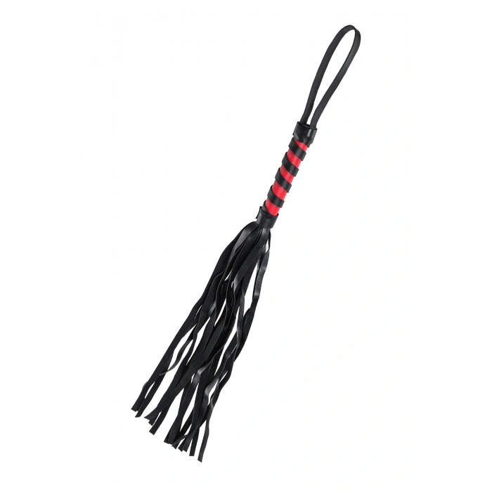 VipMarketim Anonymo BDSM Kırbaç #0004, PU deri, siyah, 45 cm