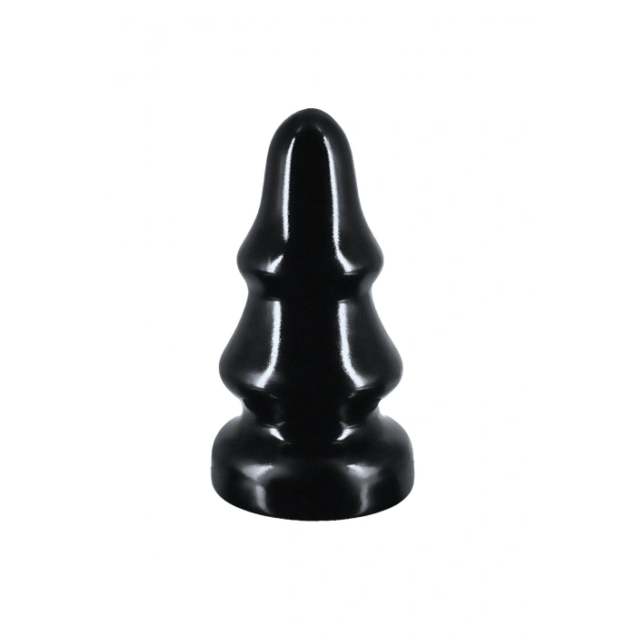 VipMarketim Lovetoy MAGNUM Dev Plug,16 laminat, çap 65 mm, toplam uzunluk 140 mm, siyah, PVC