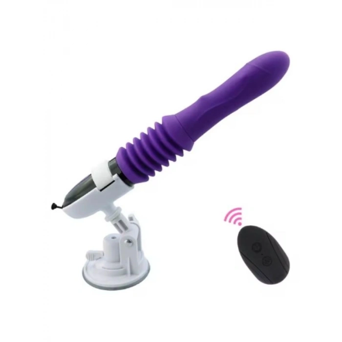 VipMarketim Telescopic Uzaktan Kumandalı Seks Makinesi Vibratörü