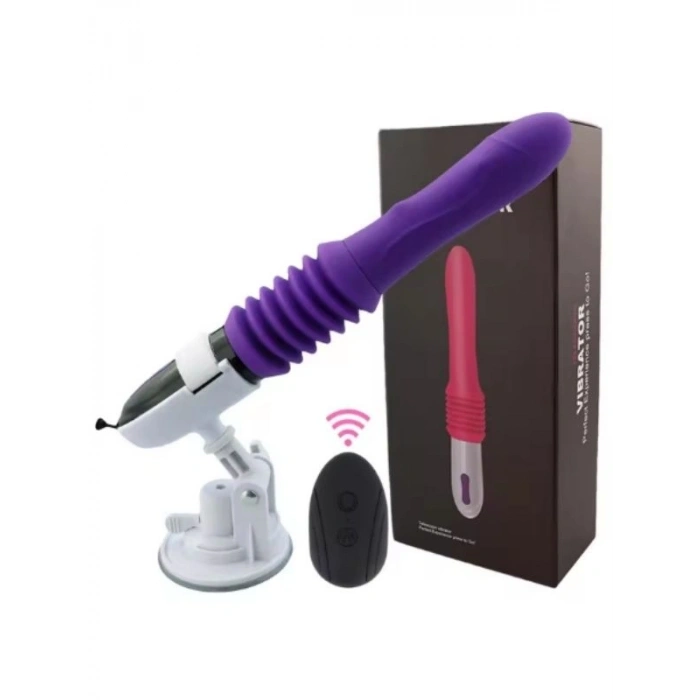 VipMarketim Telescopic Uzaktan Kumandalı Seks Makinesi Vibratörü