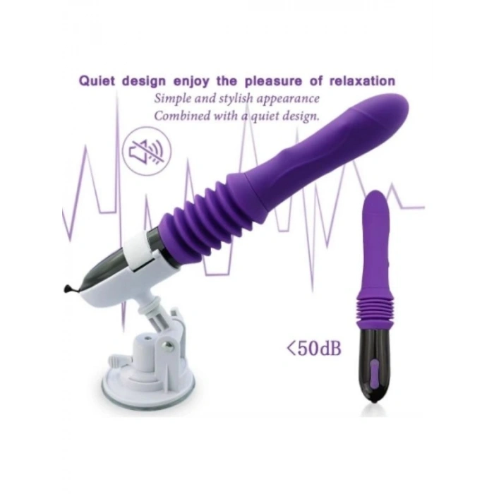 VipMarketim Telescopic Uzaktan Kumandalı Seks Makinesi Vibratörü