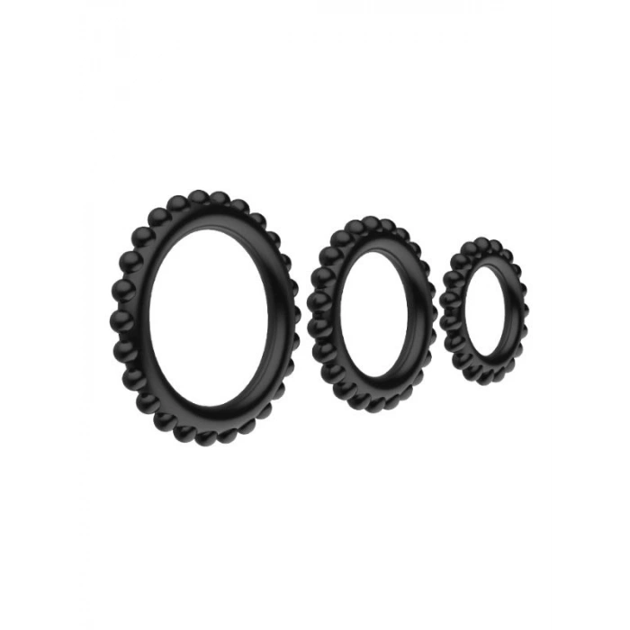 VipMarketim Titan 3'lü Tırtıklı Penis Halkası