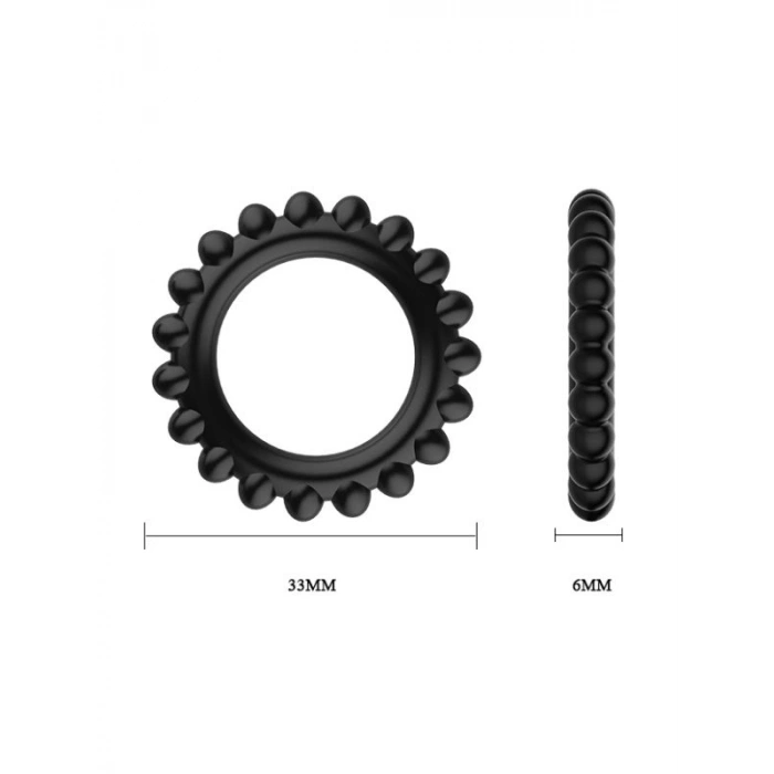 VipMarketim Titan 3'lü Tırtıklı Penis Halkası