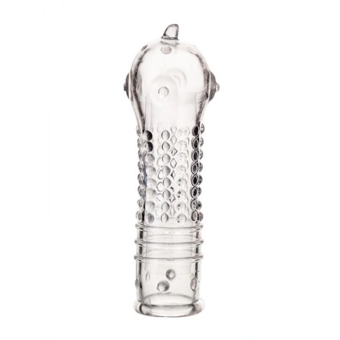 VipMarketim Boyn Penis Kılıfı TPR Şeffaf 14,7 cm