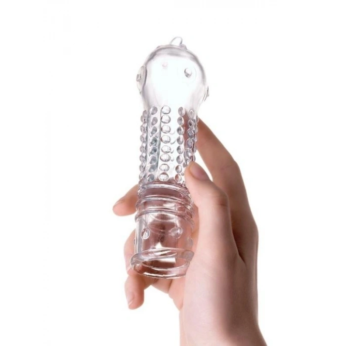 VipMarketim Boyn Penis Kılıfı TPR Şeffaf 14,7 cm