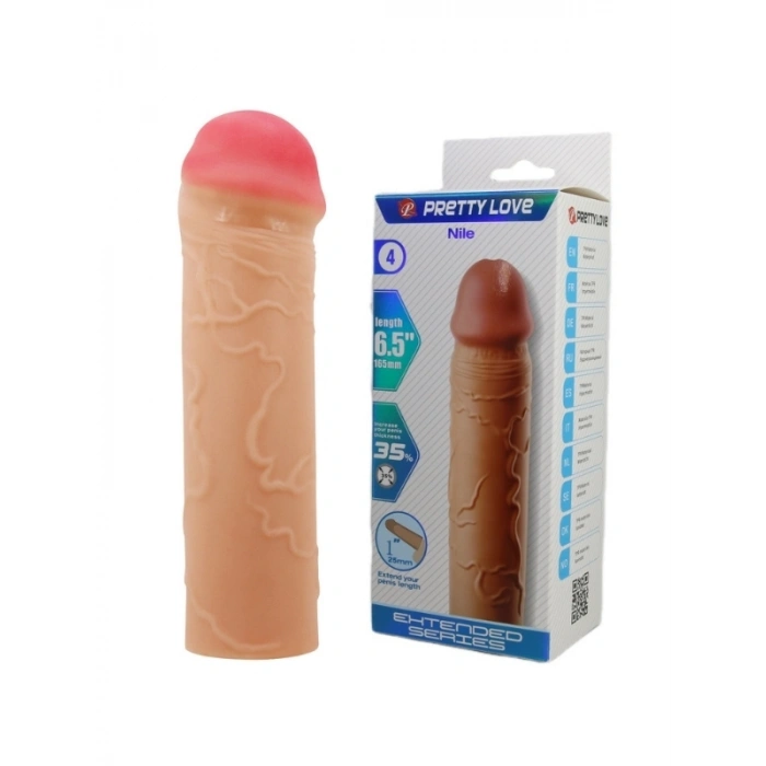 VipMarketim Nile Gerçek Hissiyatlı Uzatıcı Penis Kılıfı