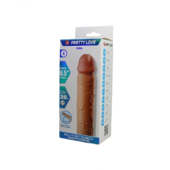 VipMarketim Nile Gerçek Hissiyatlı Uzatıcı Penis Kılıfı