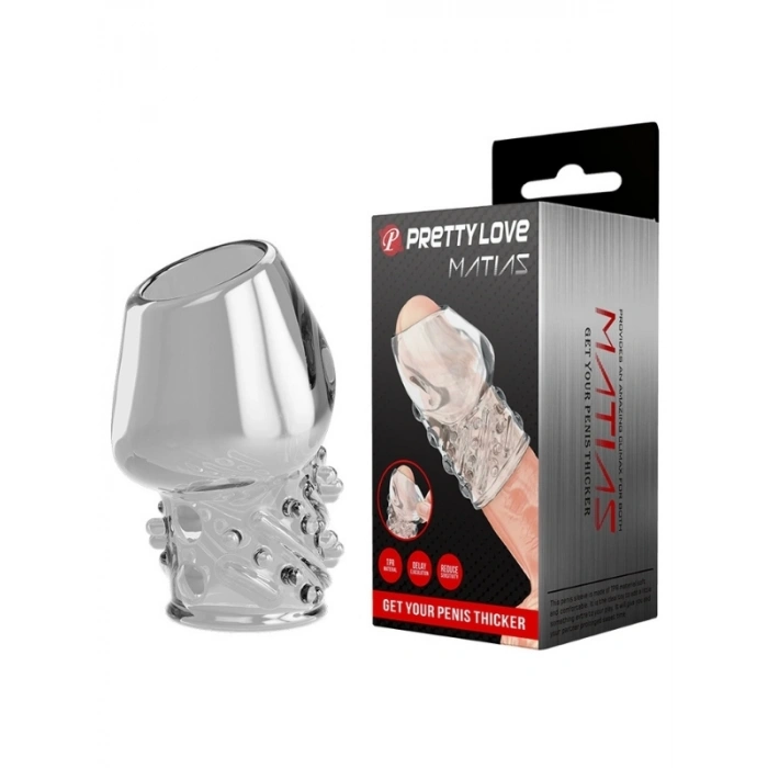 VipMarketim Matlas Boşalmayı Geciktirici ve Performans Artırıcı Penis Kılıfı Beyaz