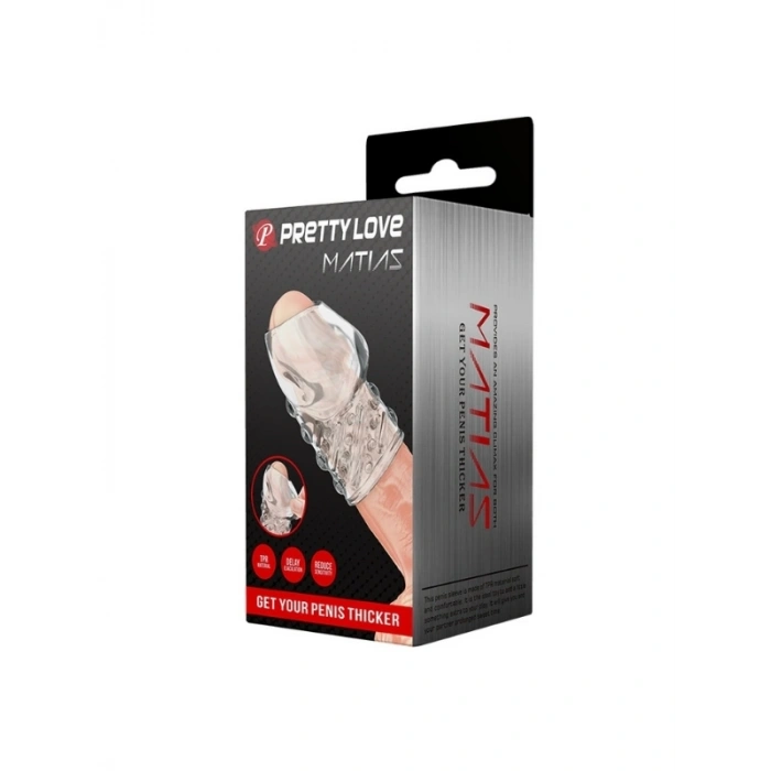 VipMarketim Matlas Boşalmayı Geciktirici ve Performans Artırıcı Penis Kılıfı Beyaz